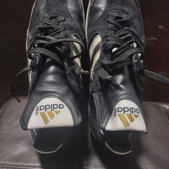 Adidas Indoor Shoes Vintage Men's Black Sneakers - Picture 6 of 8